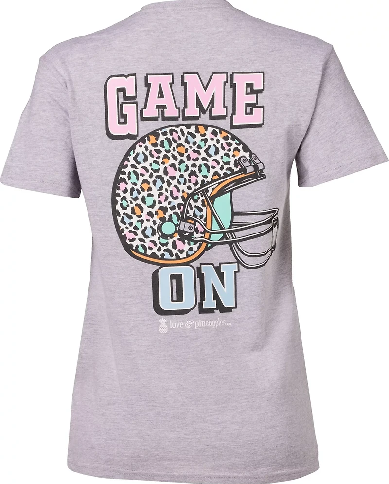 Love & Pineapples Women's Game On Graphic T-shirt