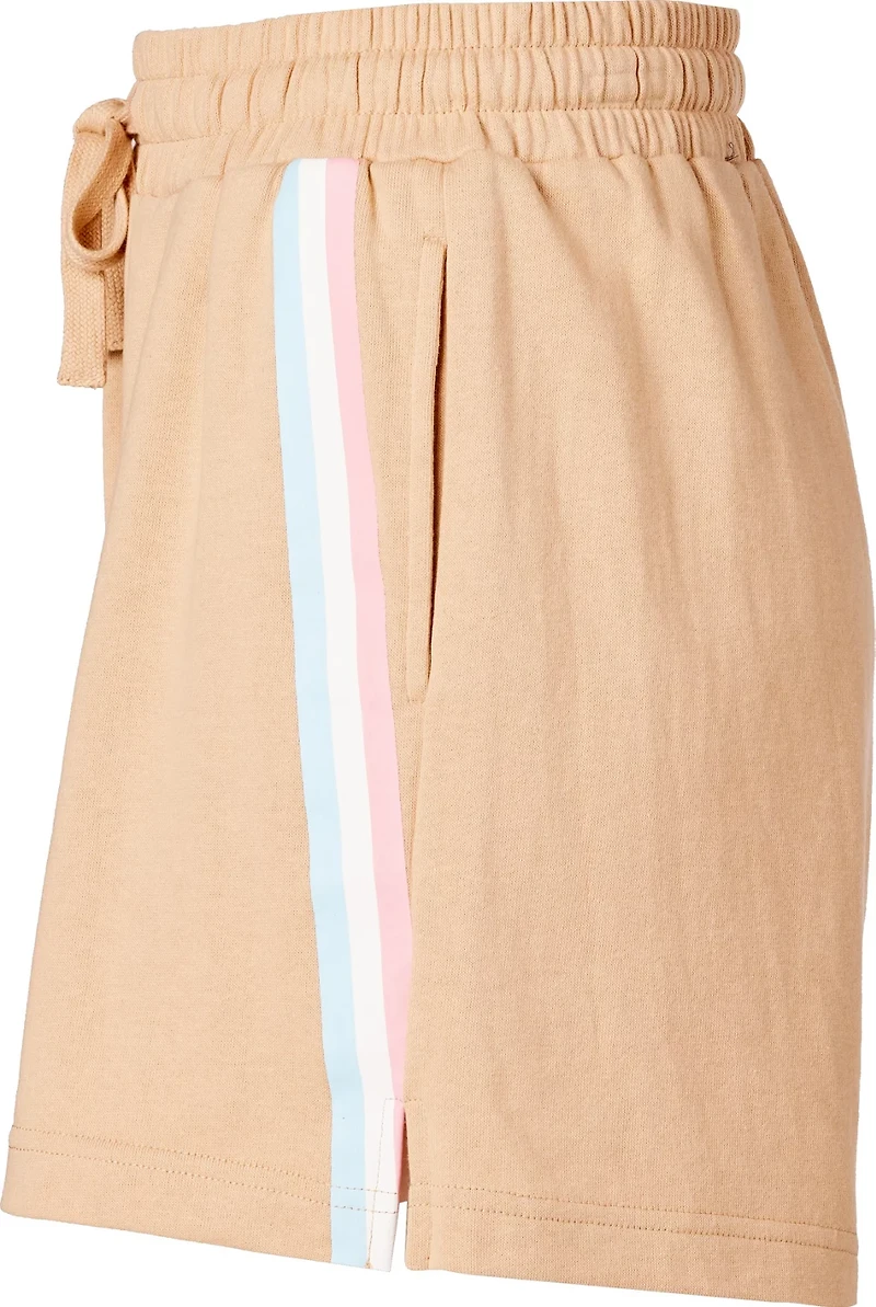 Love & Pineapples Women's Striped Terry Shorts