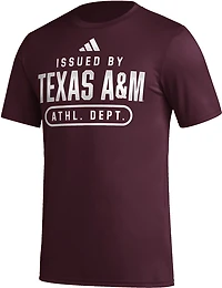 adidas Men's Texas A&M University Locker Issued By Pregame T-shirt