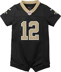 Nike Infants' Saints New Orleans Saints Chris Olave 12 Jersey Romper Jersey