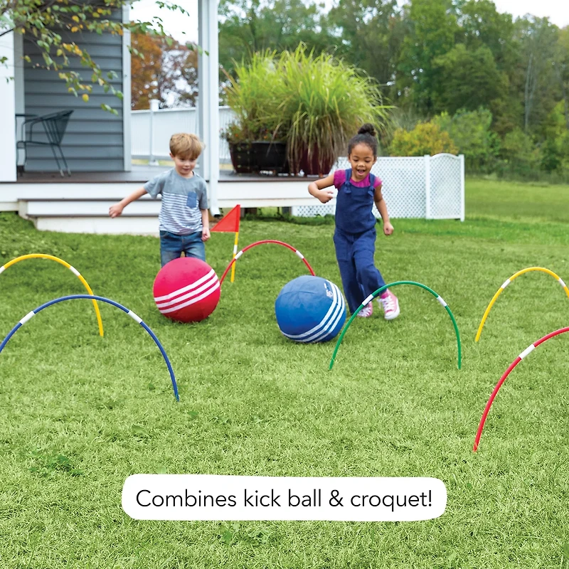 HearthSong Giant Kick Croquet Game