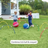 HearthSong Giant Kick Croquet Game