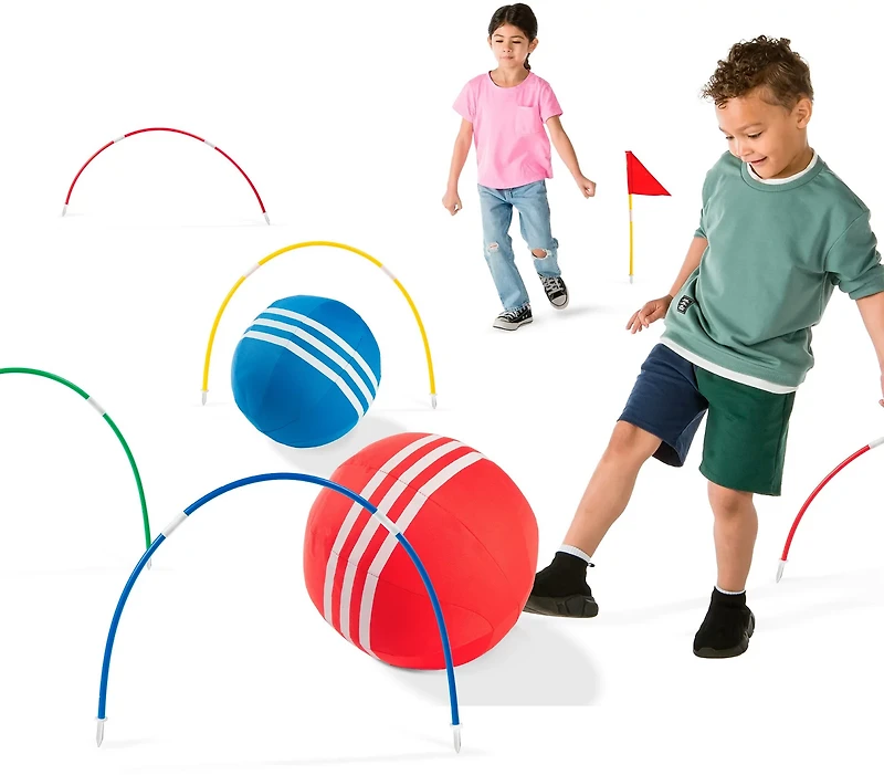 HearthSong Giant Kick Croquet Game