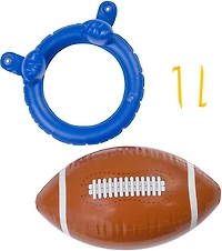 HearthSong Giant Inflatable Kick & Catch Football with Tee