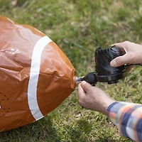 HearthSong Giant Inflatable Kick & Catch Football with Tee