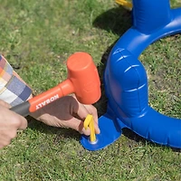 HearthSong Giant Inflatable Kick & Catch Football with Tee