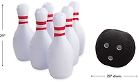 HearthSong Giant Inflatable Bowling Set