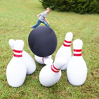 HearthSong Giant Inflatable Bowling Set