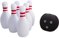 HearthSong Giant Inflatable Bowling Set