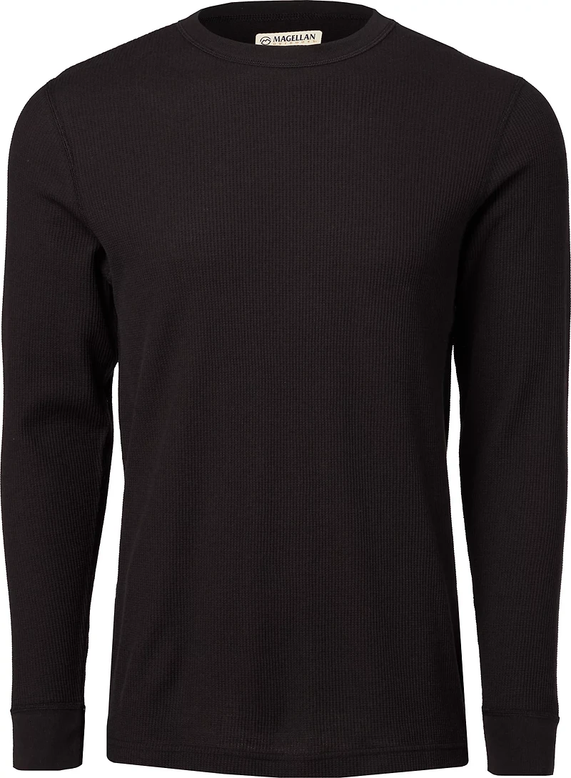 Magellan Outdoors Men's Thermal Waffle Long Sleeve Crew Baselayer Top
