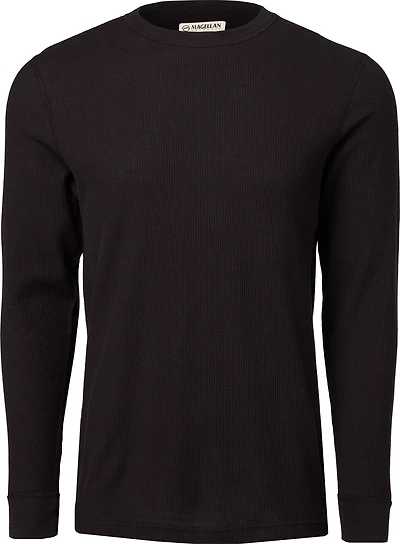 Magellan Outdoors Men's Thermal Waffle Long Sleeve Crew Baselayer Top