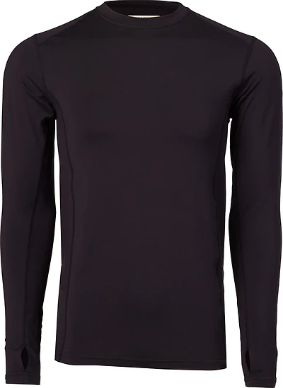 Magellan Outdoors Men's Thermal Stretch Long Sleeve Crew Baselayer Top