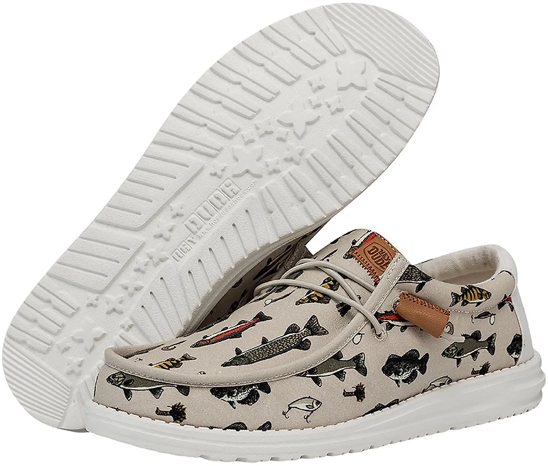 HEYDUDE Men's Wally Fish Lure Shoes