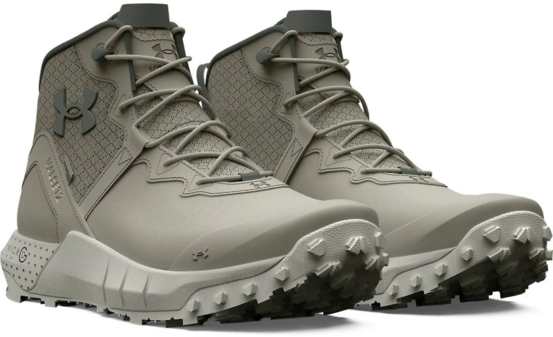 Under Armour Men's Micro G Valsetz Trek Mid Leather Waterproof Tactical Boots