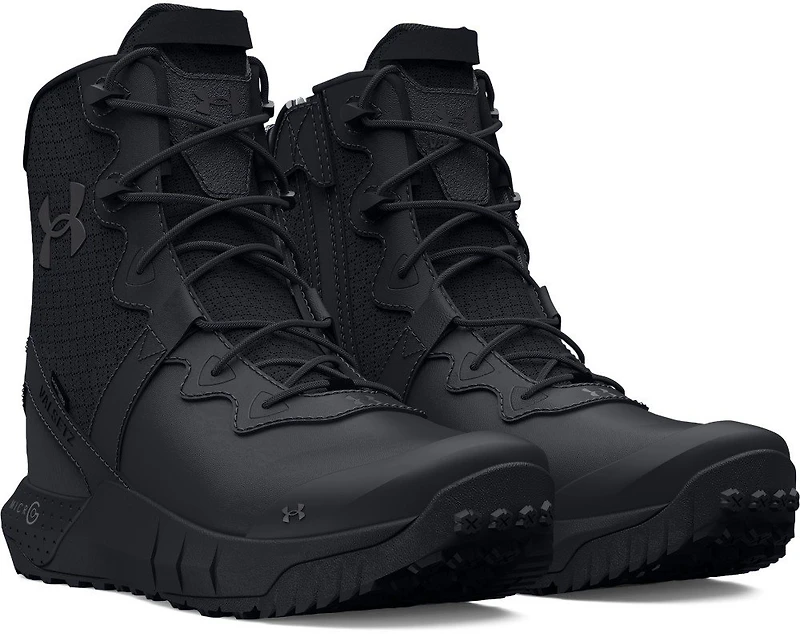 Under Armour Men's Micro G® Valsetz Leather Waterproof Zip Tactical Boots