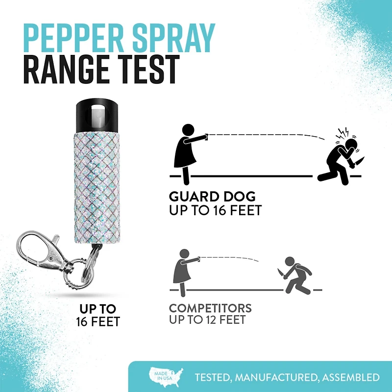 Guard Dog Security Bling It On Keychain Pepper Spray