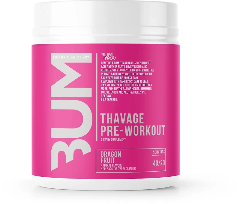 RAW CBUM Series Thavage Pre-Workout