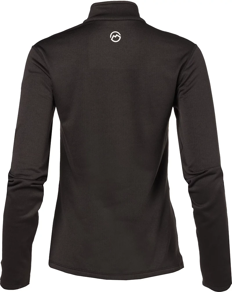 Magellan Outdoors Women’s Thermal Grid 1/4 Zip Baselayer Fleece Top