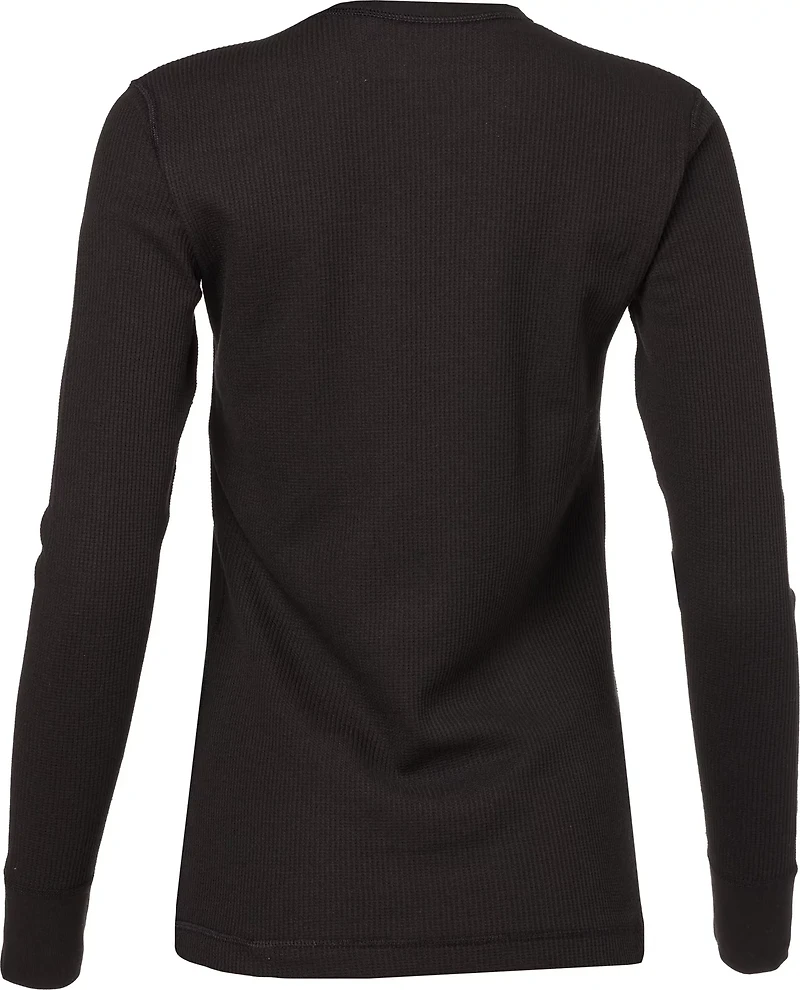Magellan Outdoors Women's Thermal Waffle Long Sleeve Crew Baselayer Top