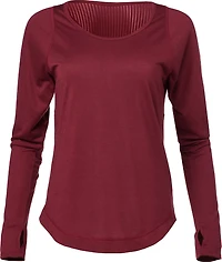 BCG Women's Mesh Back Long Sleeve T-Shirt