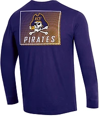 Champion Men's East Carolina University Team Mascot Long Sleeve T-shirt