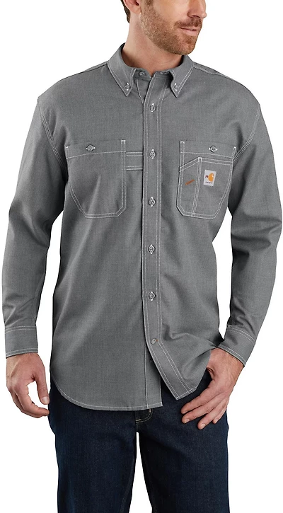 Carhartt Men's TW138 Flame Resistant Force Original Fit Long Sleeve Shirt