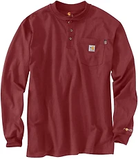 Carhartt Men's Flame-Resistant Force Cotton Long Sleeve Henley