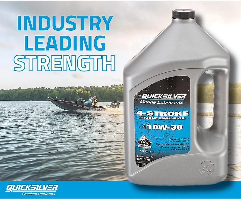 Quicksilver 10W-30 1 gal 4-Stoke Marine Engine Oil