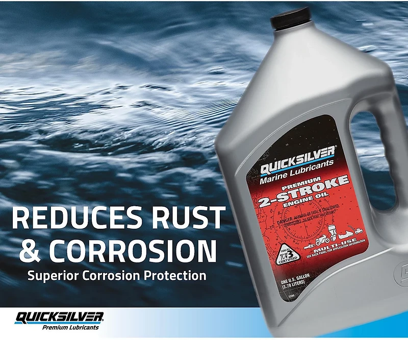 Quicksilver Premium 1 gal 2-Stroke Oil