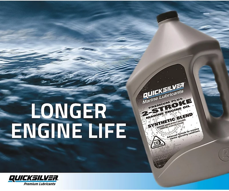Quicksilver 1 gal Premium Plus TCW3 2-Stroke Oil