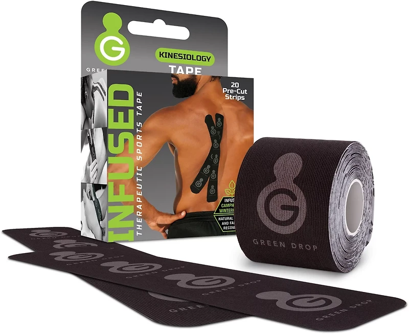 Green Drop 10 in Infused Recovery Kinesiology Tape