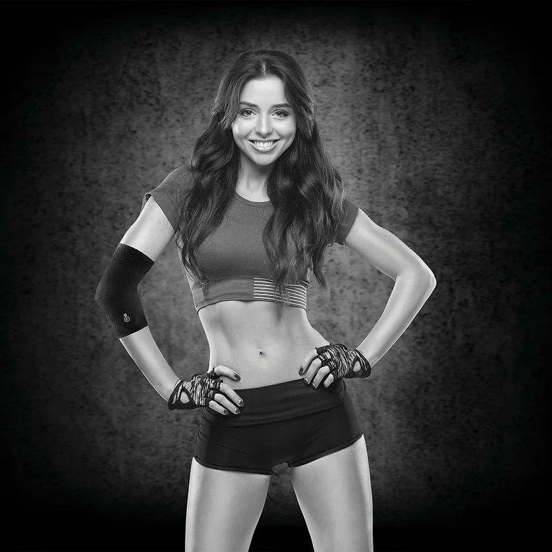 Green Drop Compression Elbow Sleeve