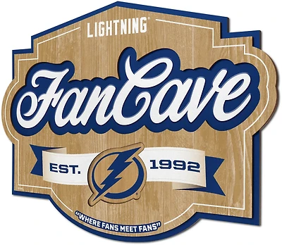 YouTheFan Tampa Bay Lightning Fan Cave Sign