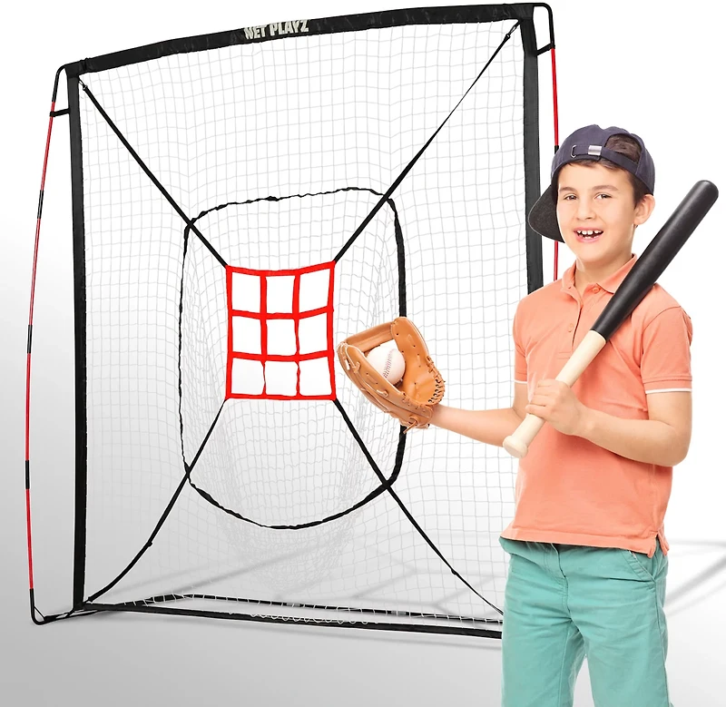 NetPlayz 7 ft x 7 ft Baseball Hitting/Pitching Net