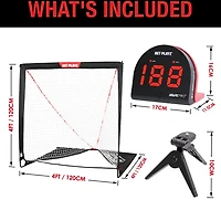 NetPlayz Lacrosse Goal N Radar Training Kit