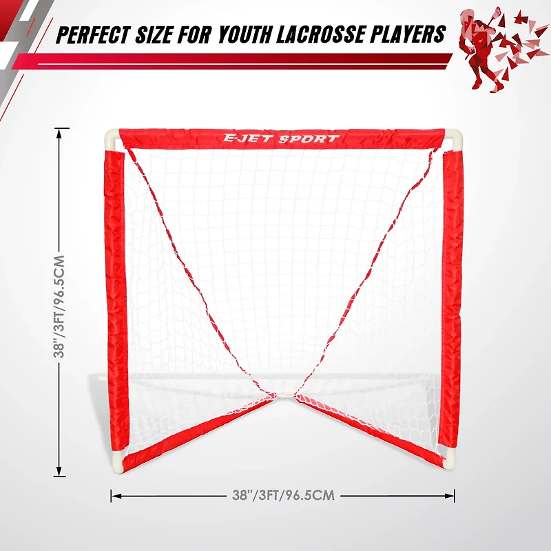 E-Jet Sport 3 ft x 3 ft Lacrosse Goal Set