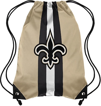 Forever Collectibles New Orleans Saints Team Stripe Drawstring Backpack