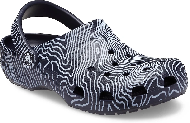 Crocs Adults' Classic Spray Topographic Clogs