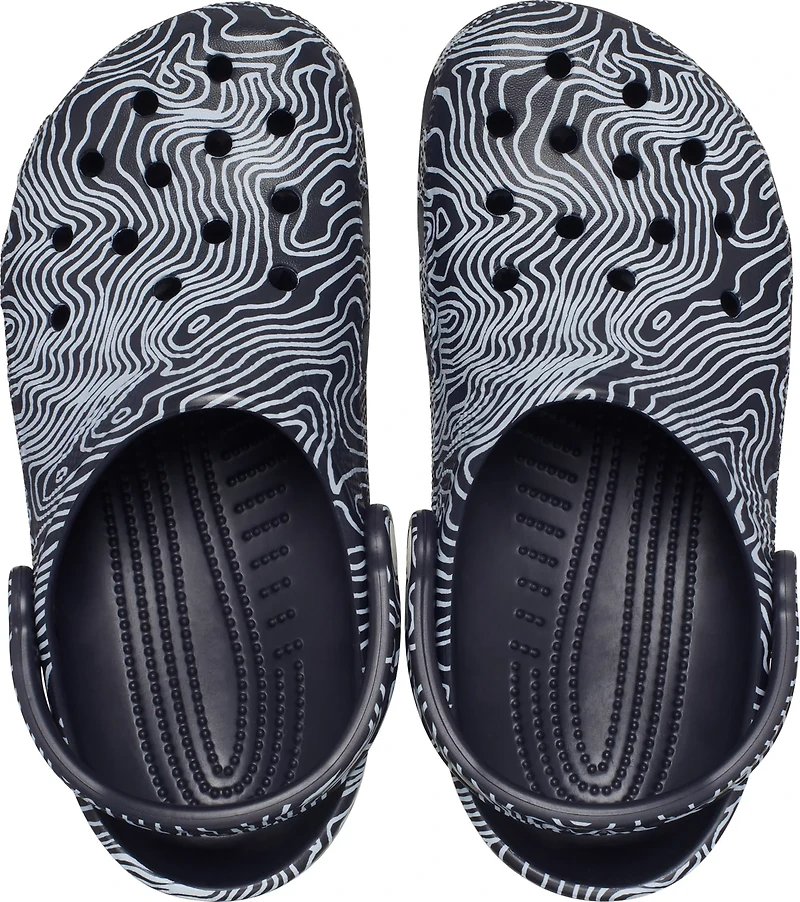 Crocs Adults' Classic Spray Topographic Clogs