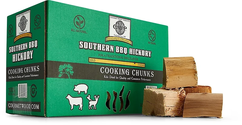 Gourmet Wood Southern BBQ Hickory Cooking Chunks