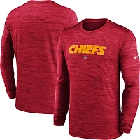 Nike Men's Kansas City Chiefs Team Velocity Long Sleeve Graphic T-shirt
