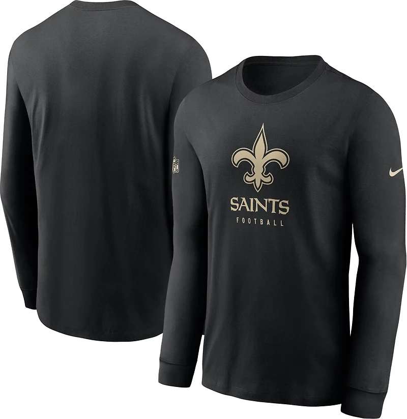 Nike Men's New Orleans Saints Team Issue Dri-FIT Long Sleeve T-shirt