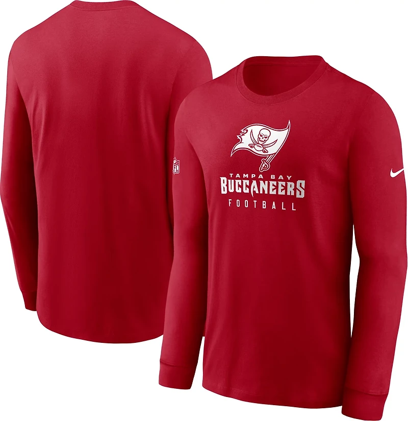 Nike Men's Tampa Bay Buccaneers Team Issue Dri-FIT Long Sleeve T-shirt