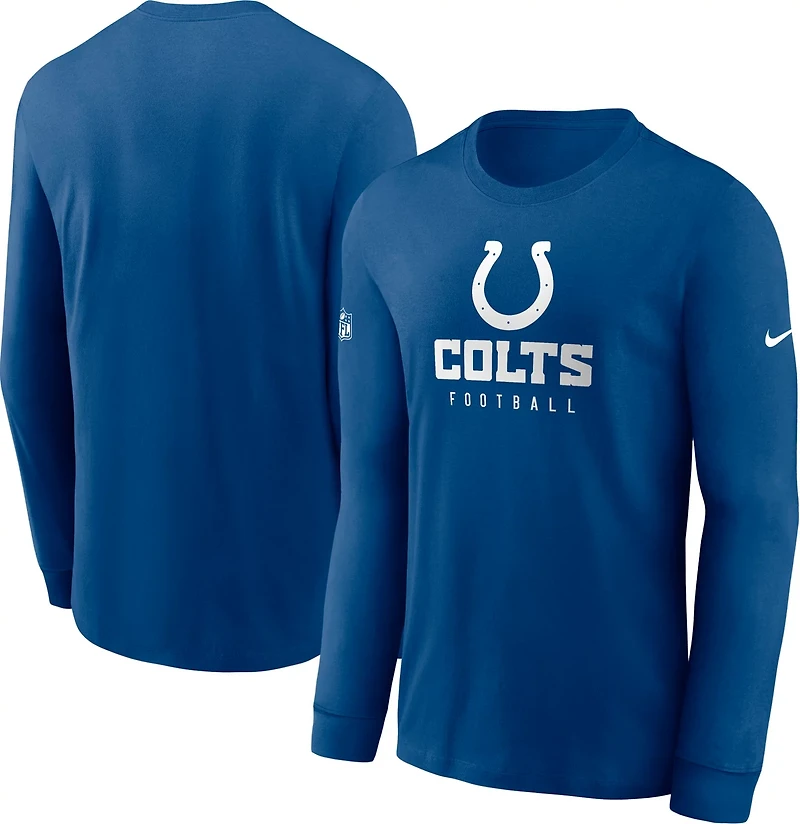 Nike Men's Indianapolis Colts Team Issue Dri-FIT Long Sleeve T-shirt