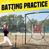 NetPlayz 7 ft x 7 ft Baseball Hitting/Pitching Net