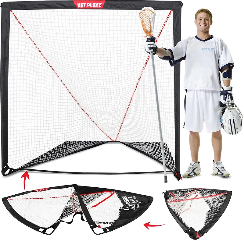 NetPlayz 4 ft x 4 ft Lacrosse Goal