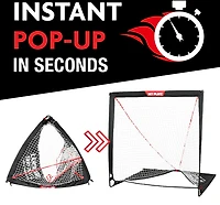 NetPlayz 4 ft x 4 ft Lacrosse Goal