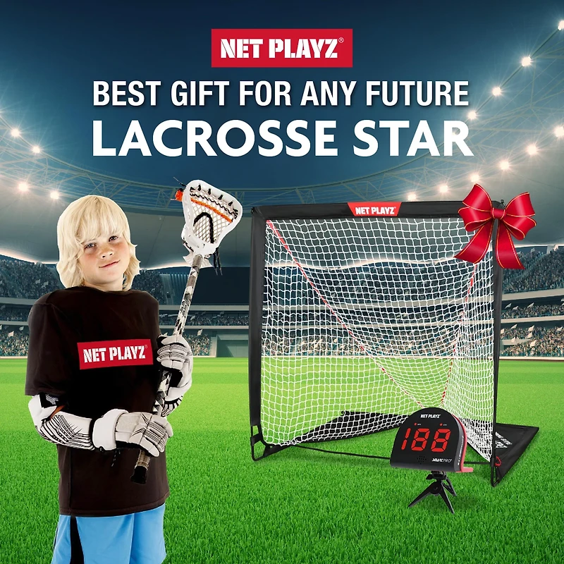 NetPlayz Lacrosse Goal N Radar Training Kit