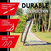 NetPlayz 4 ft x 4 ft Lacrosse Goal