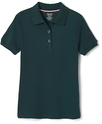 French Toast @School Girls' Picot Collar Interlock School Polo Shirt